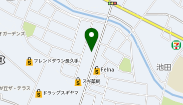 ながくて西クリニックの地図画像