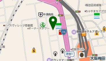 ふみビューティークリニック梅田の地図画像