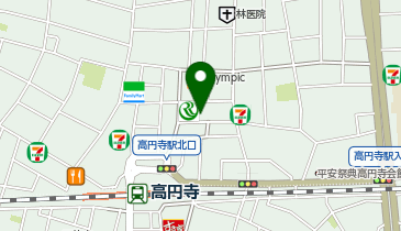 高円寺整形外科の地図画像