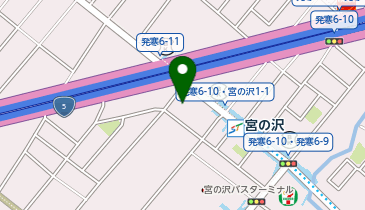 白いあさがお皮ふ科スキンケアクリニックの地図画像