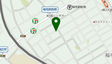 ふらットクリニック稲毛の地図画像