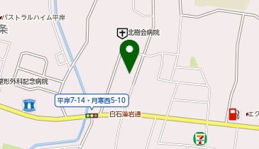 つきさっぷ訪問診療所の地図画像