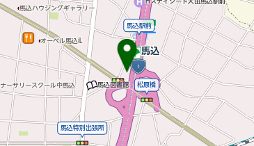 まごめ駅前眼科の地図画像