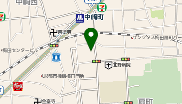 梅田東画像診断クリニックの地図画像