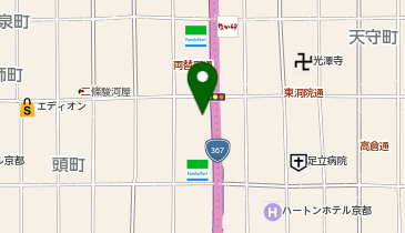 京都からすま御池まり心療内科クリニックの地図画像