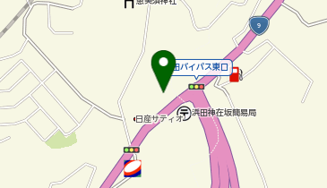 浜田長沢皮フ科・アレルギー科の地図画像