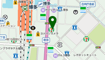 博多駅前こころのクリニックの地図画像
