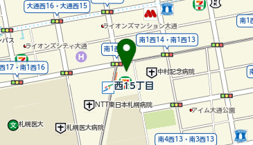 さっぽろ眼科・眼形成クリニックの地図画像