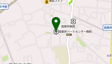 西新井ハートセントラルクリニックの地図画像