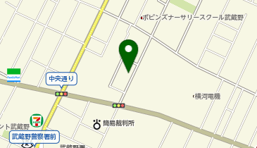 武蔵野アトラスターズ整形外科スポーツクリニックの地図画像