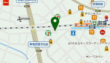 足と歩行のクリニック 荻窪院の地図画像