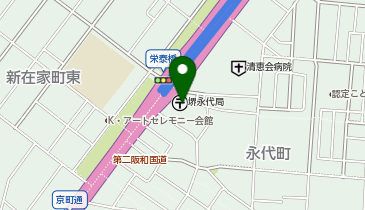 東皮フ科医院の地図画像