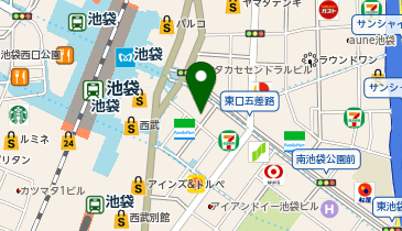 クリニックフォア池袋の地図画像