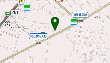 狛江なのはな内科クリニックの地図画像