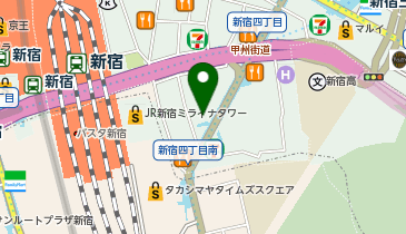 ディオクリニック新宿院の地図画像