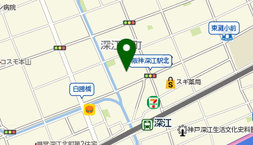 よつば診療所 東灘の地図画像