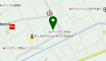 とくずみ皮ふ科クリニックの地図画像