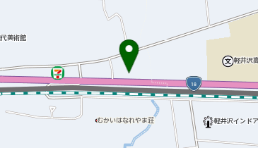 軽井沢はなれ山クリニックの地図画像