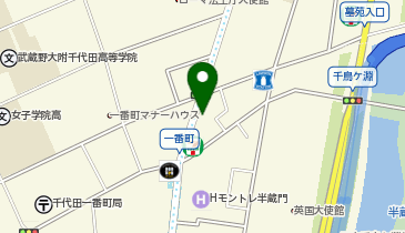 のびすこブランチ半蔵門の地図画像