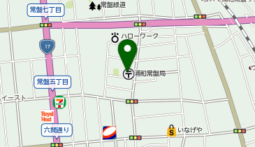 常葉ホームクリニックの地図画像