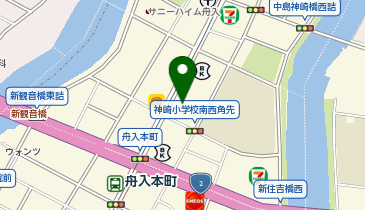 舟入槇殿内科の地図画像