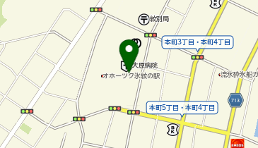 大原医院の地図画像