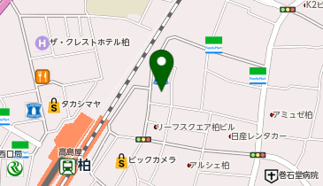 柏Handクリニックの地図画像