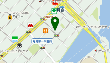 月島きずなクリニックの地図画像