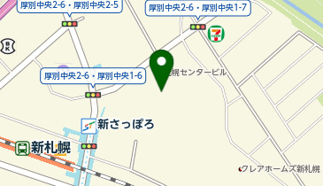 新札幌心臓血管クリニックの地図画像