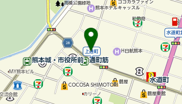 TCB東京中央美容外科 熊本院の地図画像