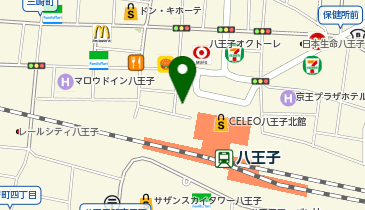 TCB東京中央美容外科 八王子院の地図画像