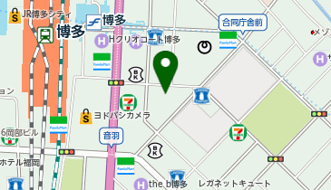 TCB 東京中央美容外科・TCB スキンクリニック 福岡博多院の地図画像