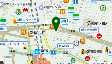 新宿東口プライマリケアクリニックの地図画像