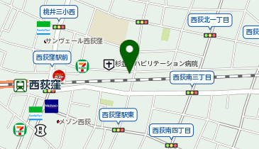 かいこころクリニック西荻窪の地図画像