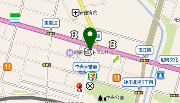 えいご皮フ科 尼崎院の地図画像