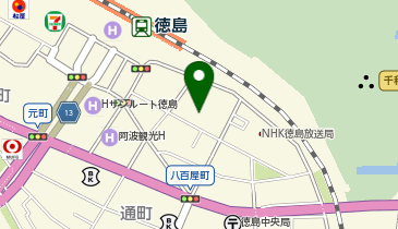 エミナルクリニック徳島院の地図画像