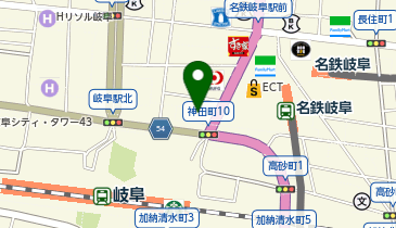 湘南美容クリニック岐阜院の地図画像