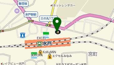 湘南美容クリニック水戸院の地図画像