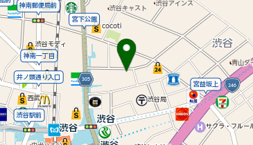 ゴリラクリニック 渋谷院の地図画像