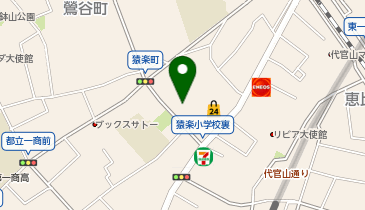 AMSE代官山クリニックの地図画像