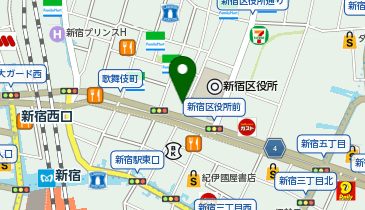 レジーナクリニックオム新宿院の地図画像