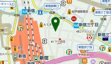 湘南美容皮フ科新宿東口院の地図画像