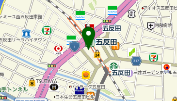 湘南美容皮フ科五反田院の地図画像