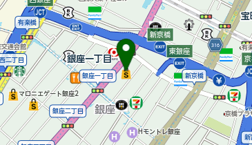 銀座高須クリニックの地図画像
