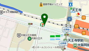 天王寺イースト駅前クリニックの地図画像