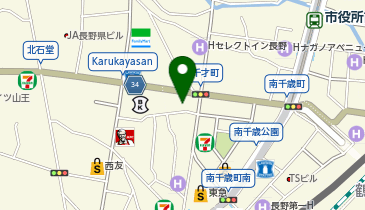 東京AGAクリニック長野院の地図画像