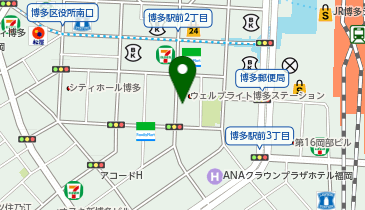 博多痛みくりにっくの地図画像