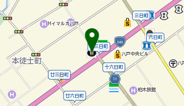 八戸タウン形成外科クリニックの地図画像