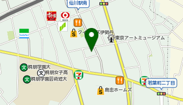 川原耳鼻咽喉科 仙川クリニックの地図画像