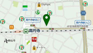 杉並高円寺メンタルクリニックの地図画像